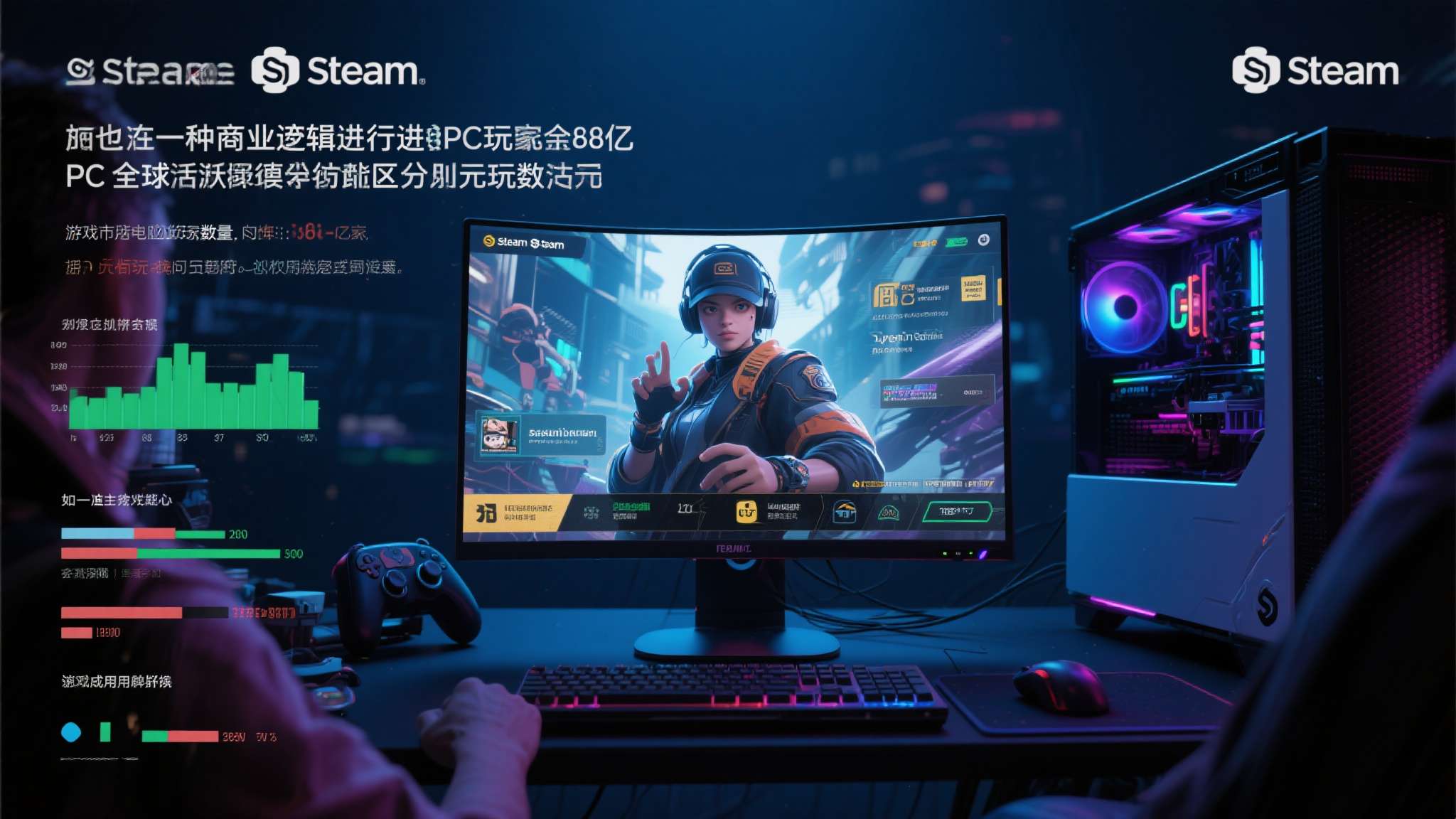 然而，这种商业逻辑并不意味着PC玩家应该被区别对待。&nbsp;根据Steam平台的数据显
